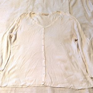 Merona XL button down sweater 3/4 sleeve